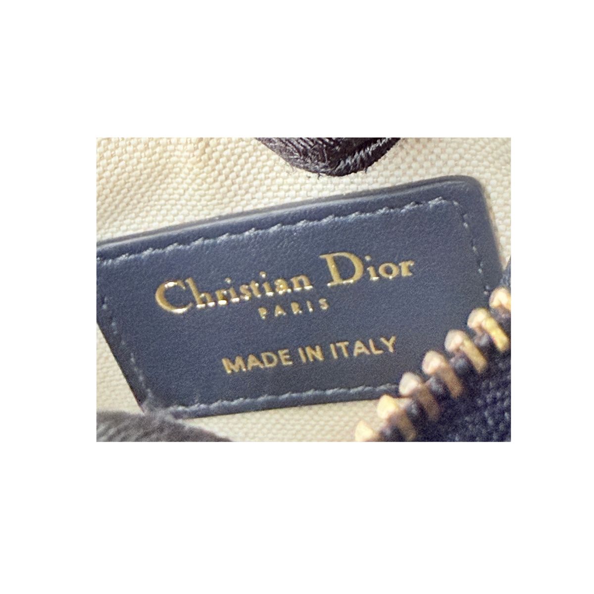 Christian Dior Oblique Saddle Trio Pouch Navy Canvas Crossbody Bag