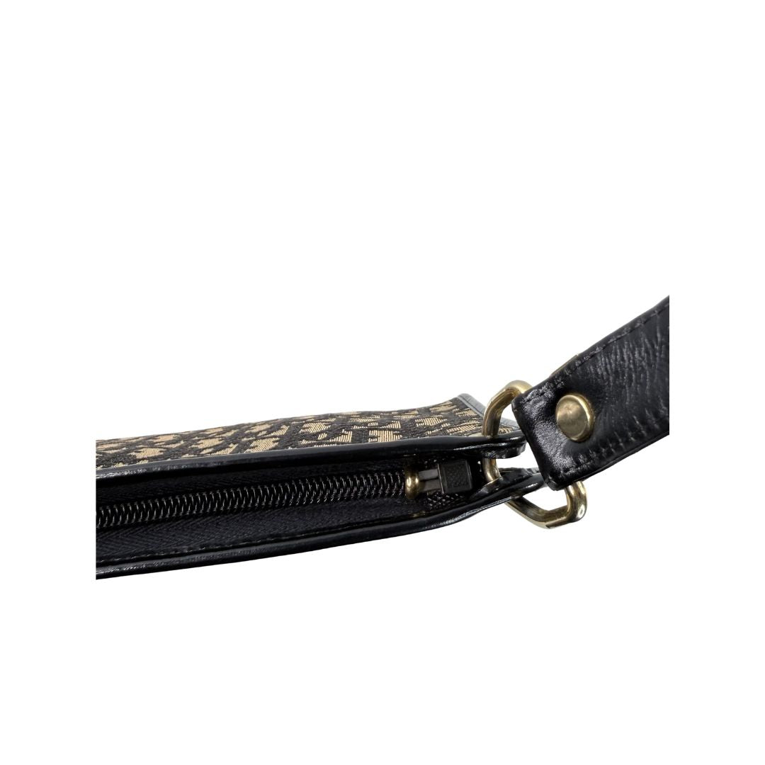 Christan Dior Trotter Monogram Shoulder Bag