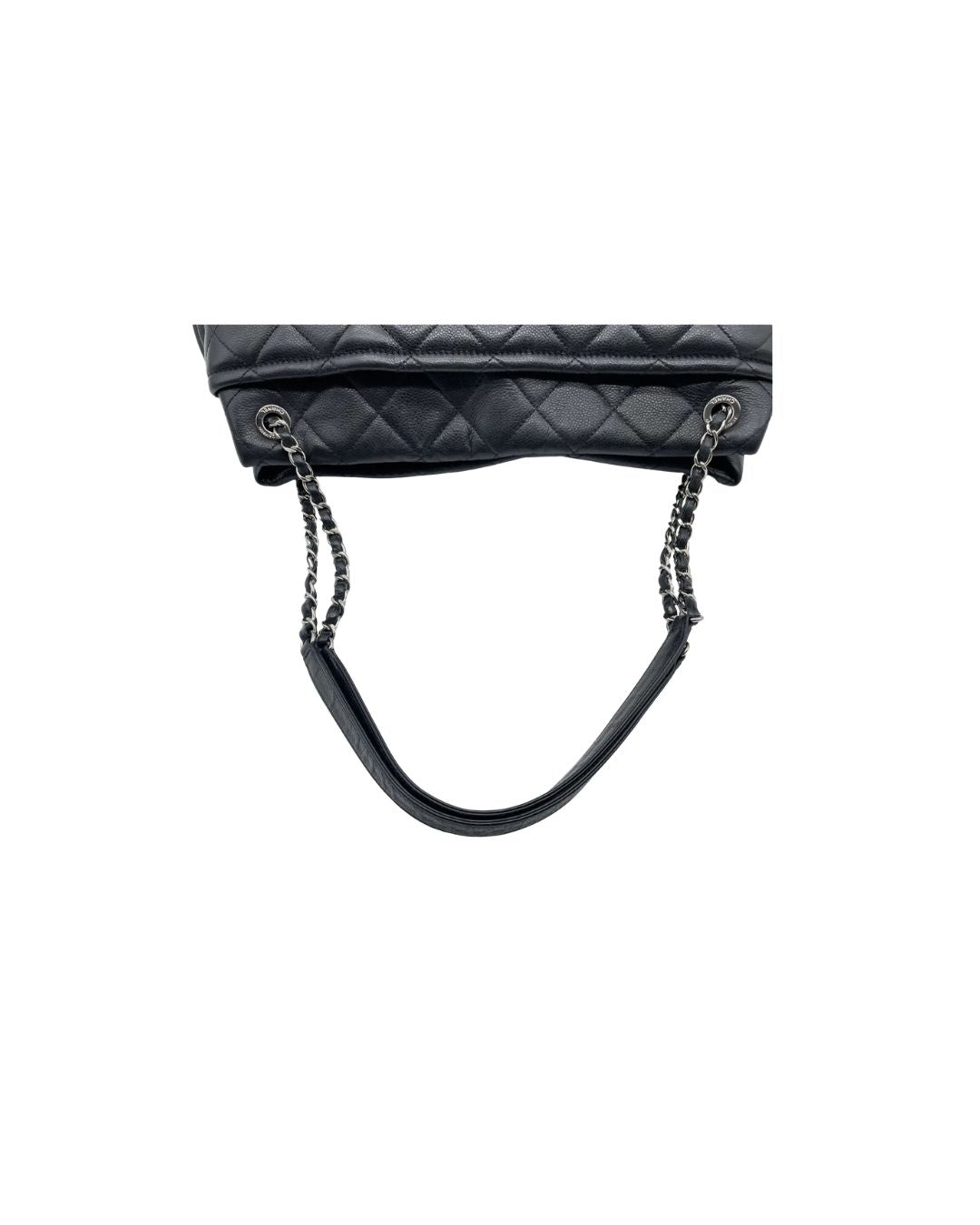 Chanel CC Caviar Quilted Black Shoulder Bag