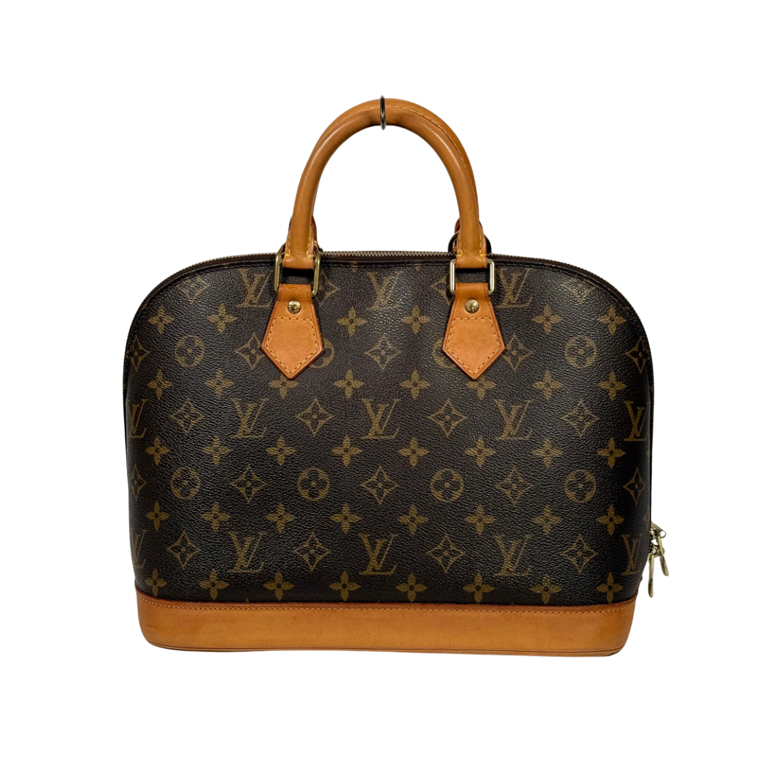 Louis Vuitton Alma PM Monogram Canvas Leather Handbag