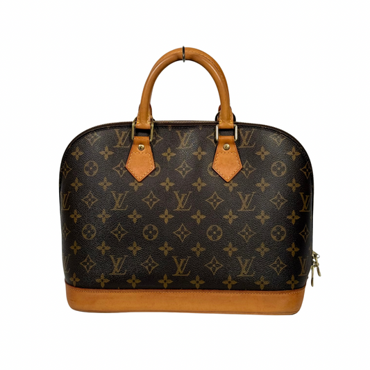 Louis Vuitton Alma PM Monogram Canvas Leather Handbag