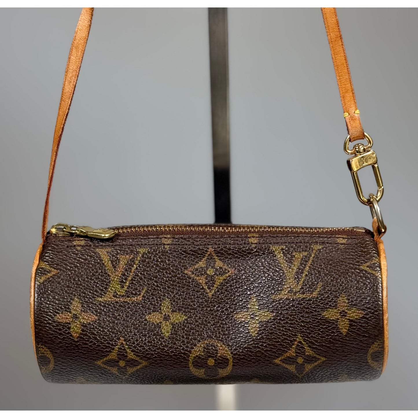 Louis Vuitton Monogram Mini Pouch for Papillon Bag Brown