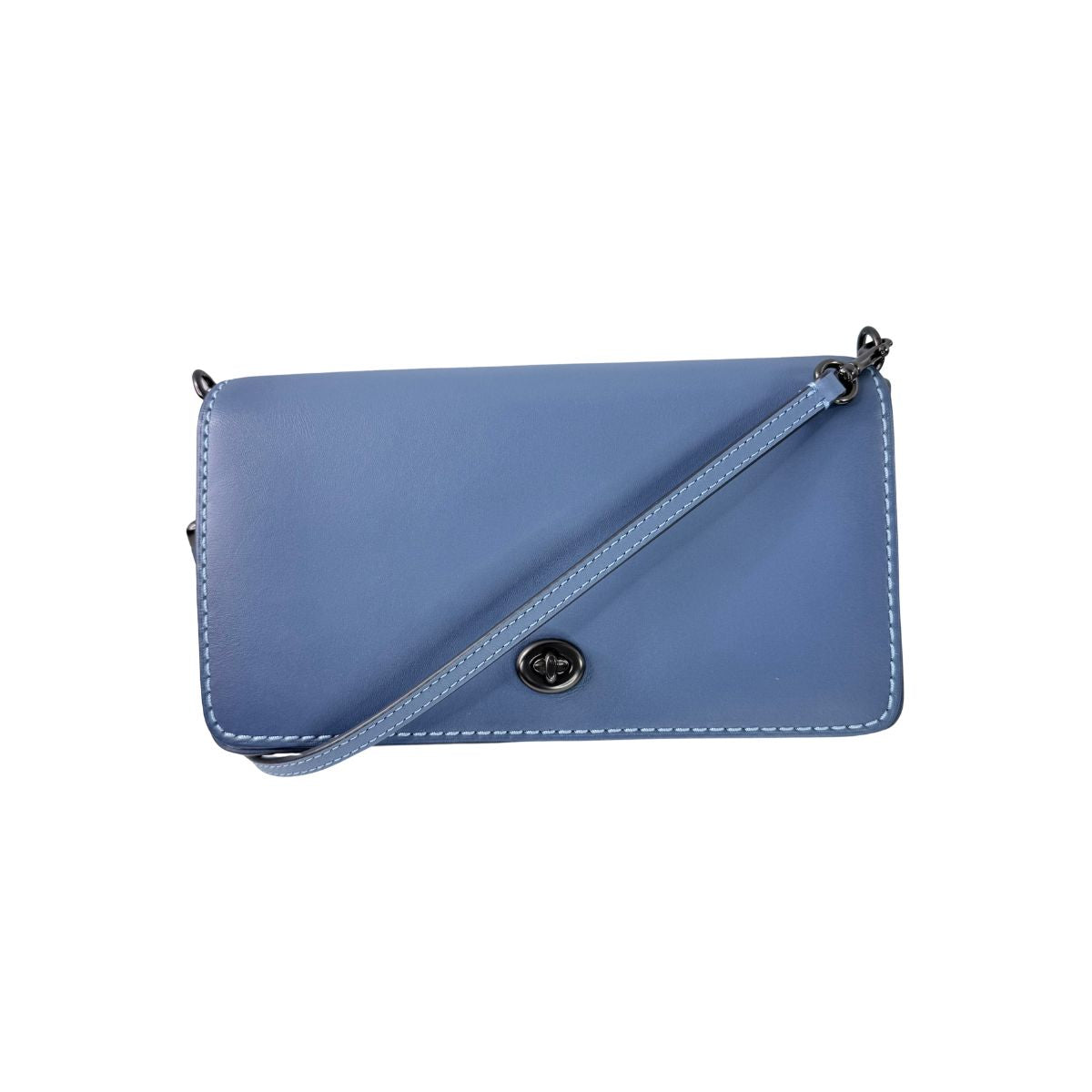 Coach 1941 Dinky Blue Glovetanned Leather Crossbody Bag
