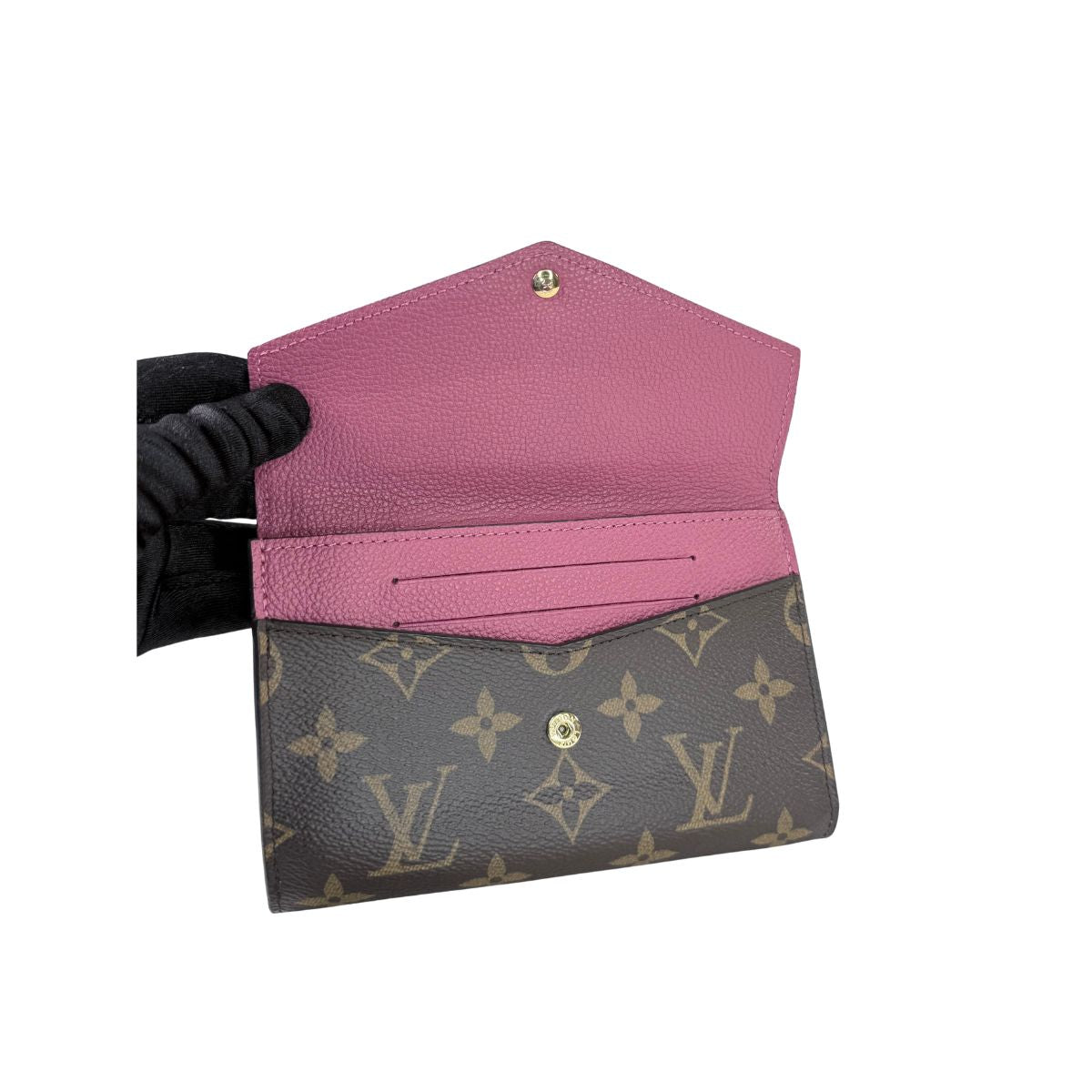 Louis Vuitton Pallas Monogram Canvas Leather Compact Wallet