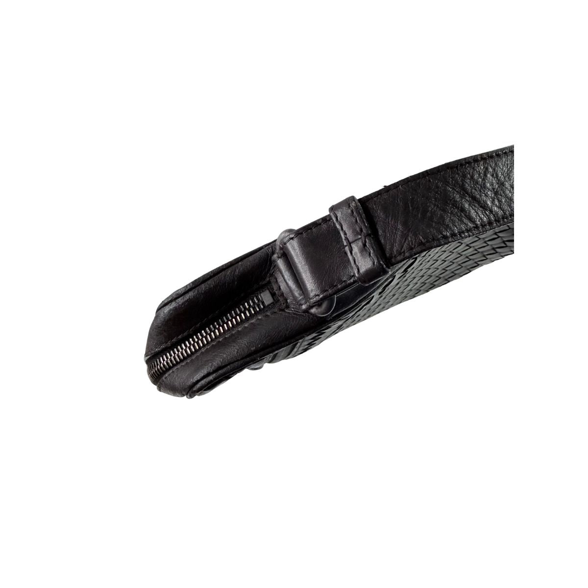 Bottega Veneta Intrecciato Dark Brown Leather Crossbody Messenger Bag