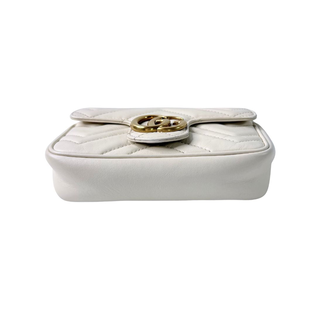 Gucci GG Marmont Mini Quilted Leather Crossbody Bag