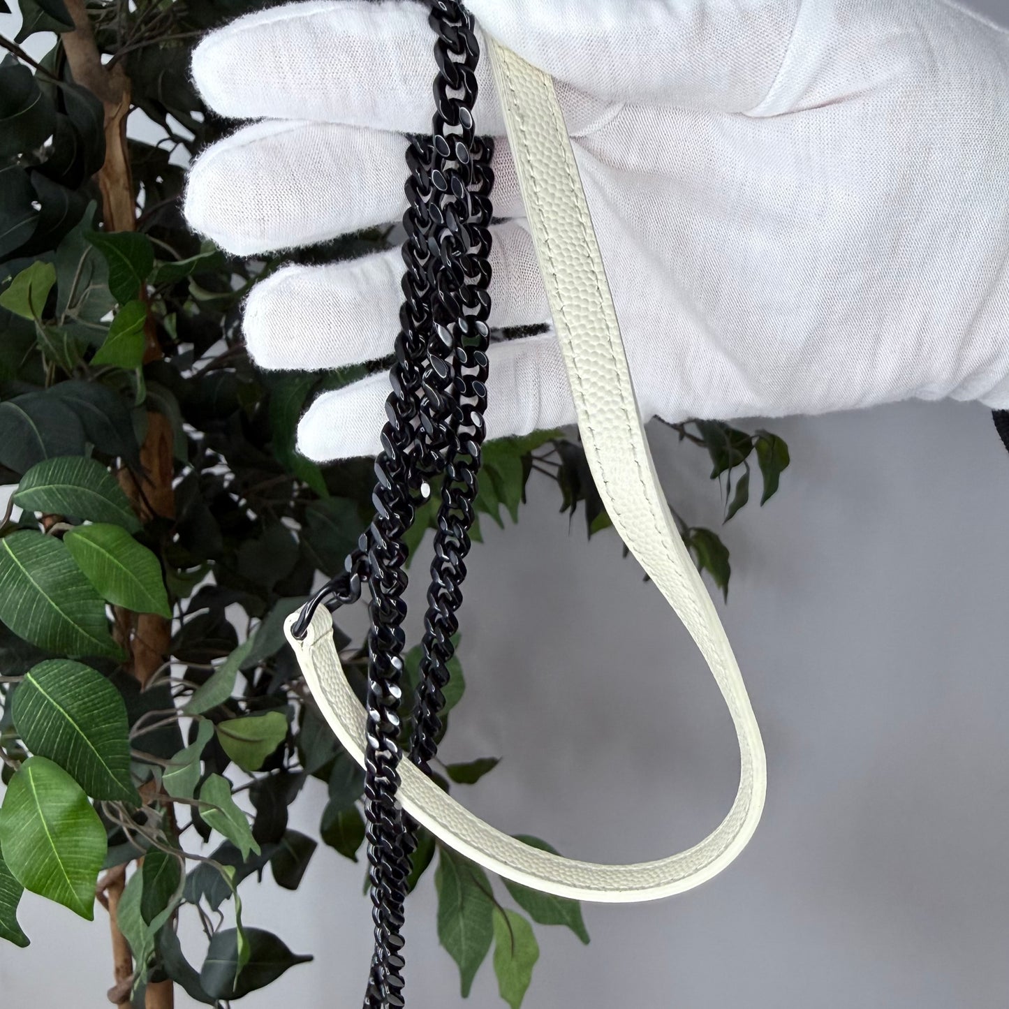 Saint Laurent Cassandre Envelope Chain Wallet