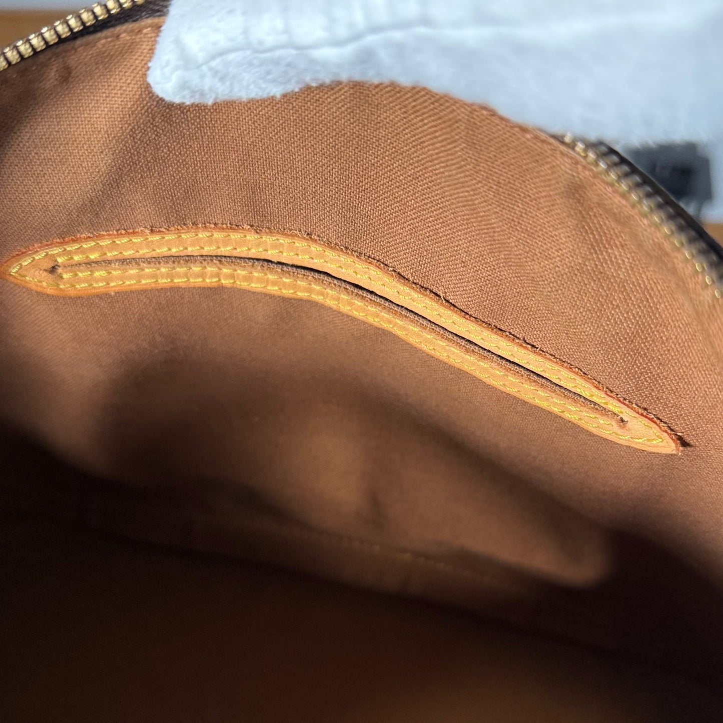 Louis Vuitton Alma PM Monogram Canvas Leather Handbag