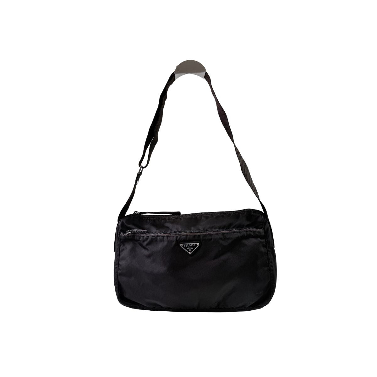 Prada Nylon Crossbody Bag Black Tessuto Shoulder Bag