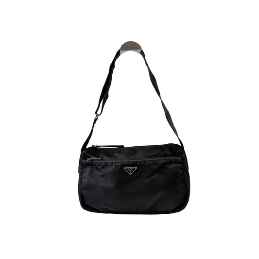 Prada Nylon Crossbody Bag Black Tessuto Shoulder Bag