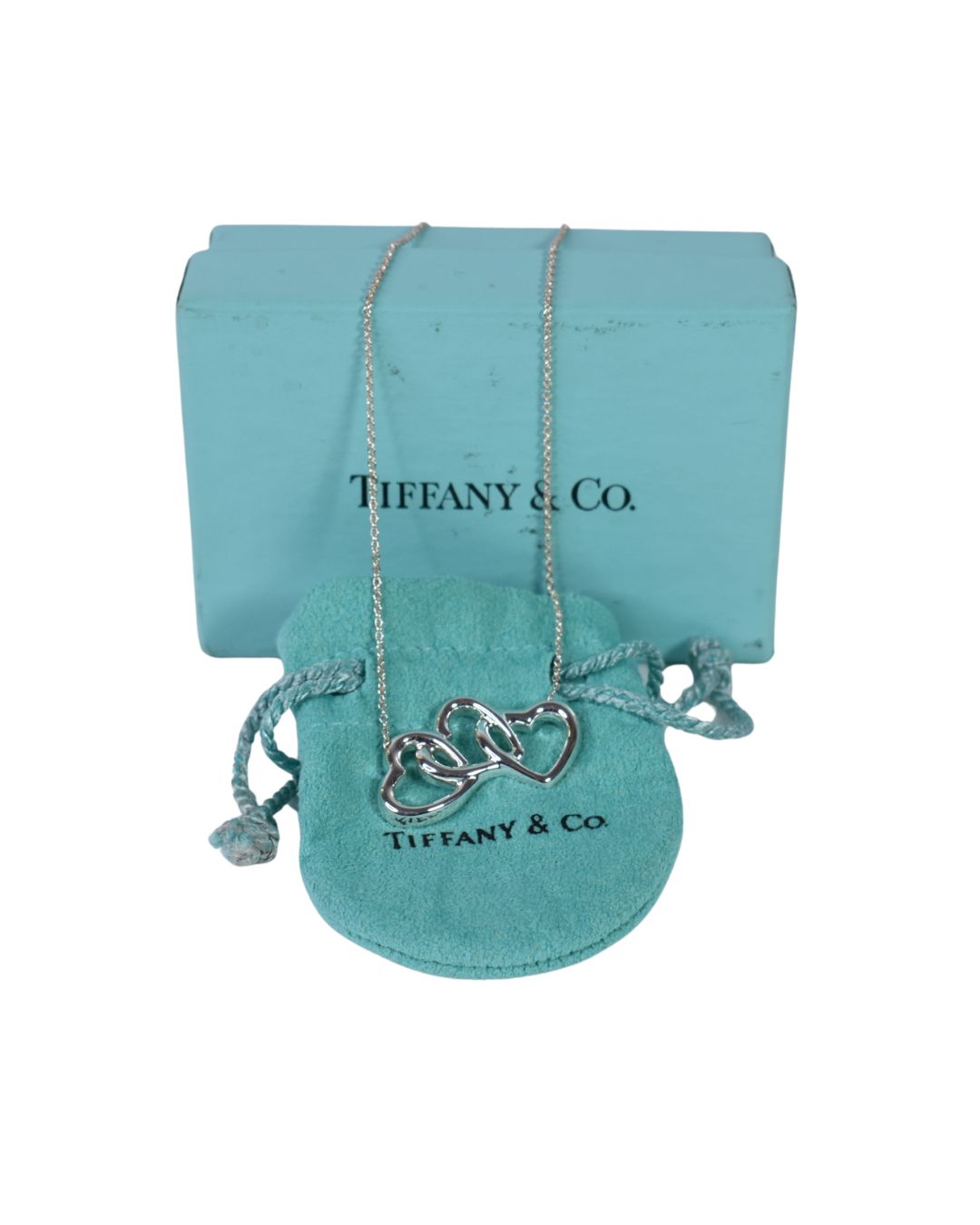 Tiffany & Co. Triple Heart Sterling Silver Necklace – Curated
