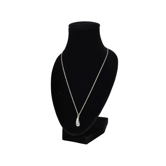 Tiffany & Co. Elsa Peretti Teardrop Sterling Silver Necklace