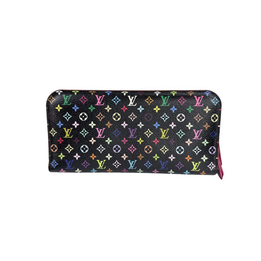 Louis Vuitton Insolite Wallet Monogram Multicolore Black Grenade Leather Wallet