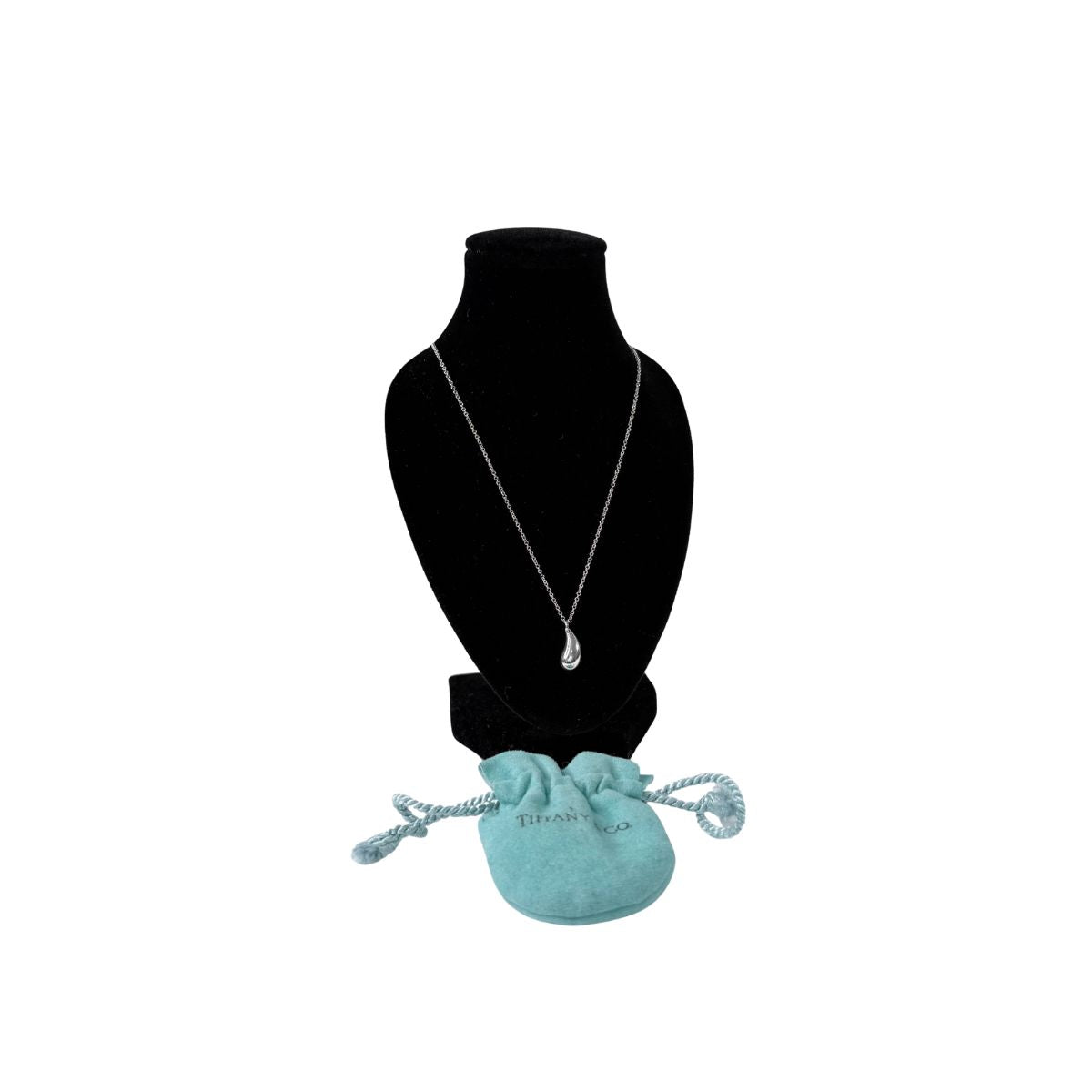 Tiffany & Co. Elsa Peretti Teardrop Pendant Necklace