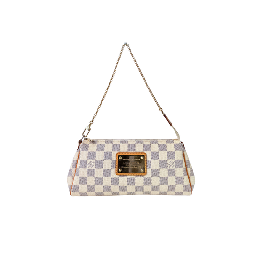 Louis Vuitton Damier Azur Eva Shoulder Bag with Strap