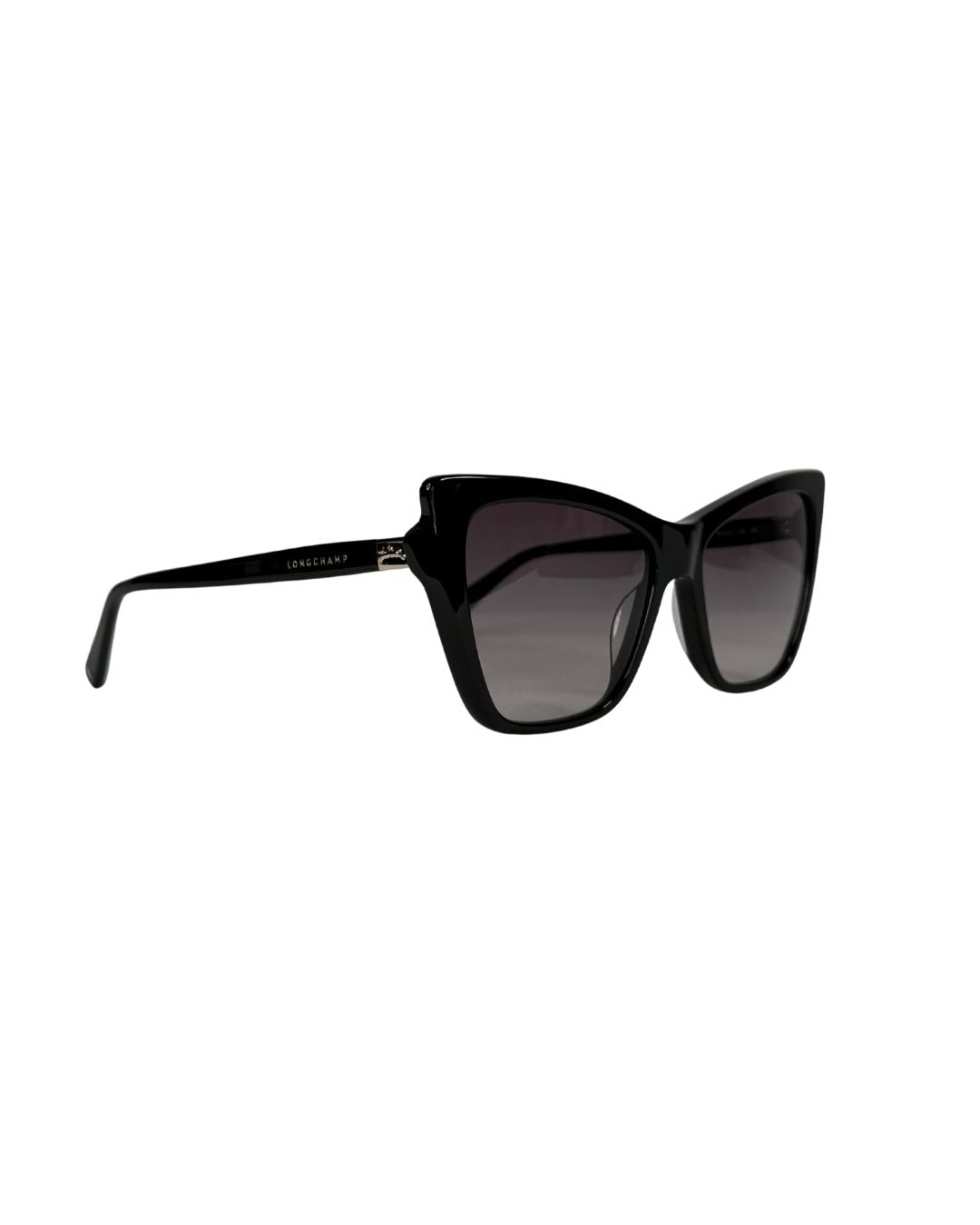 Longchamp LO669S Black Cat-Eye Sunglasses