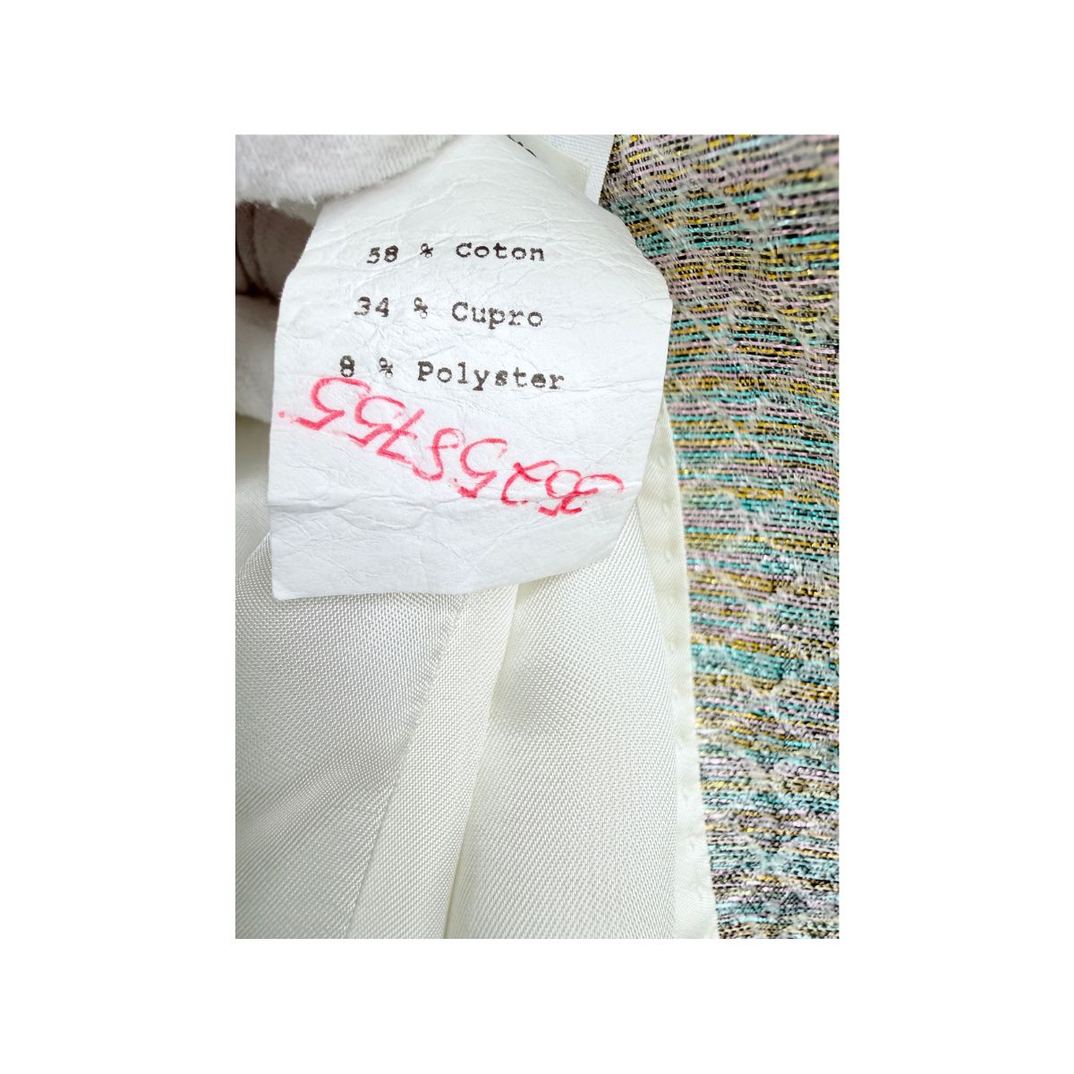 Dries Van Noten Metallic Woven Structured Jacket