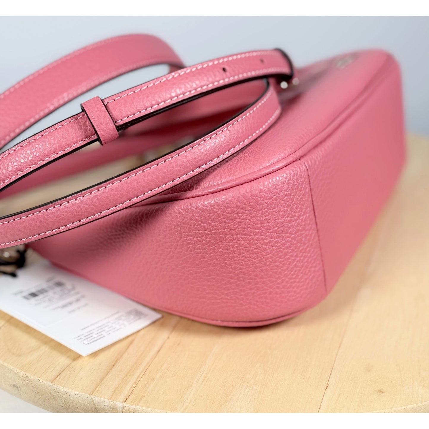 Coach X Peanuts Teri Shoulder Bag With Lucy CBM32 Leather/Bright Coral Multi NWT