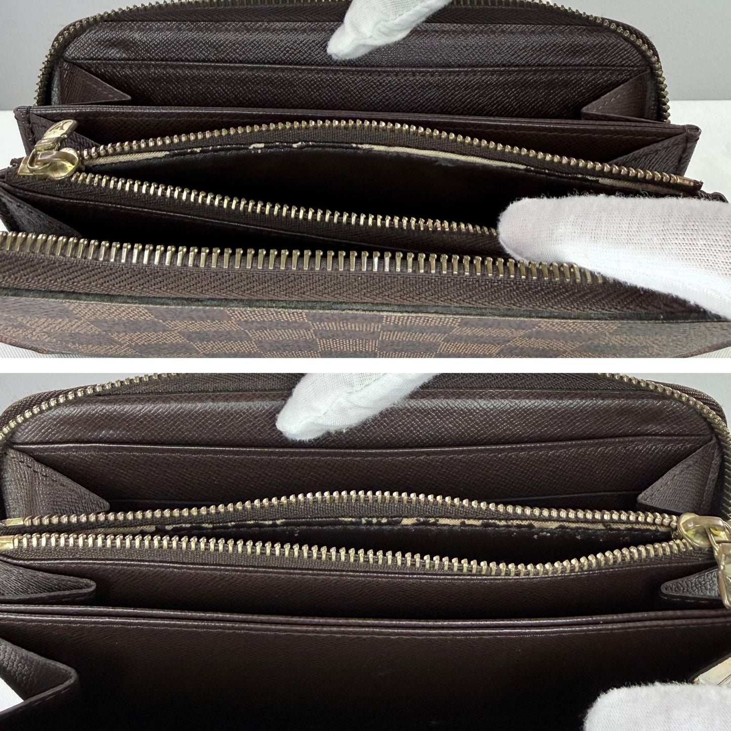 Louis Vuitton Damier Ebene Zippy Wallet