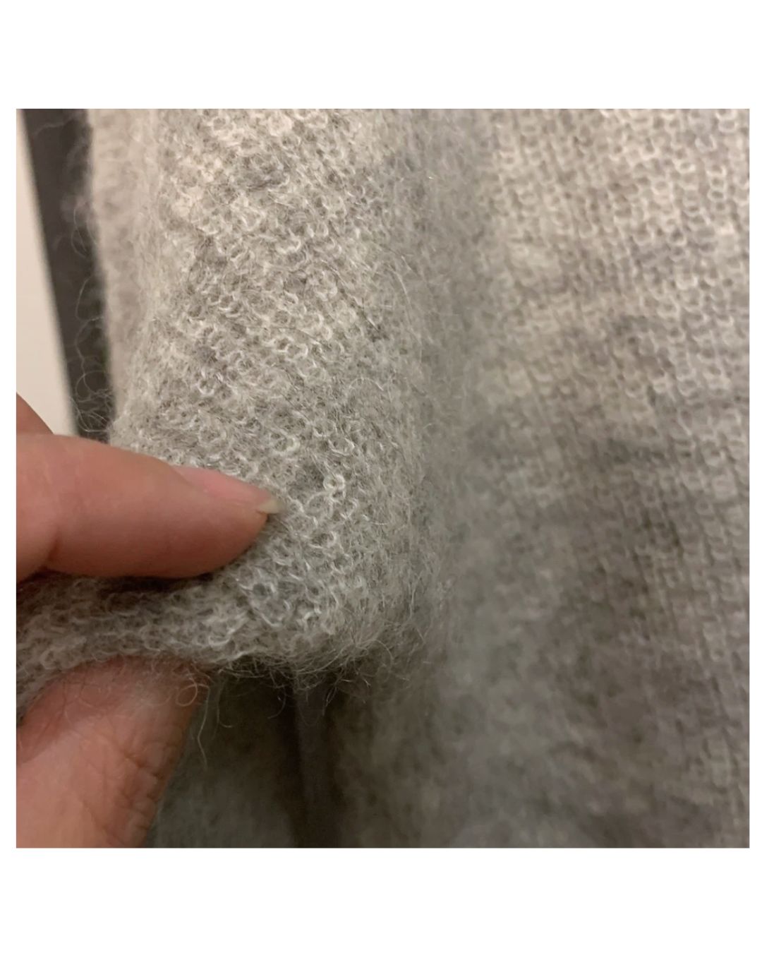 Sézane Gaspard Cardigan in Mottled Grey