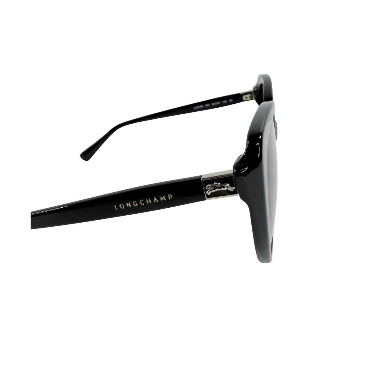 Longchamp Black Grey Gradient Cat Eye Sunglasses
