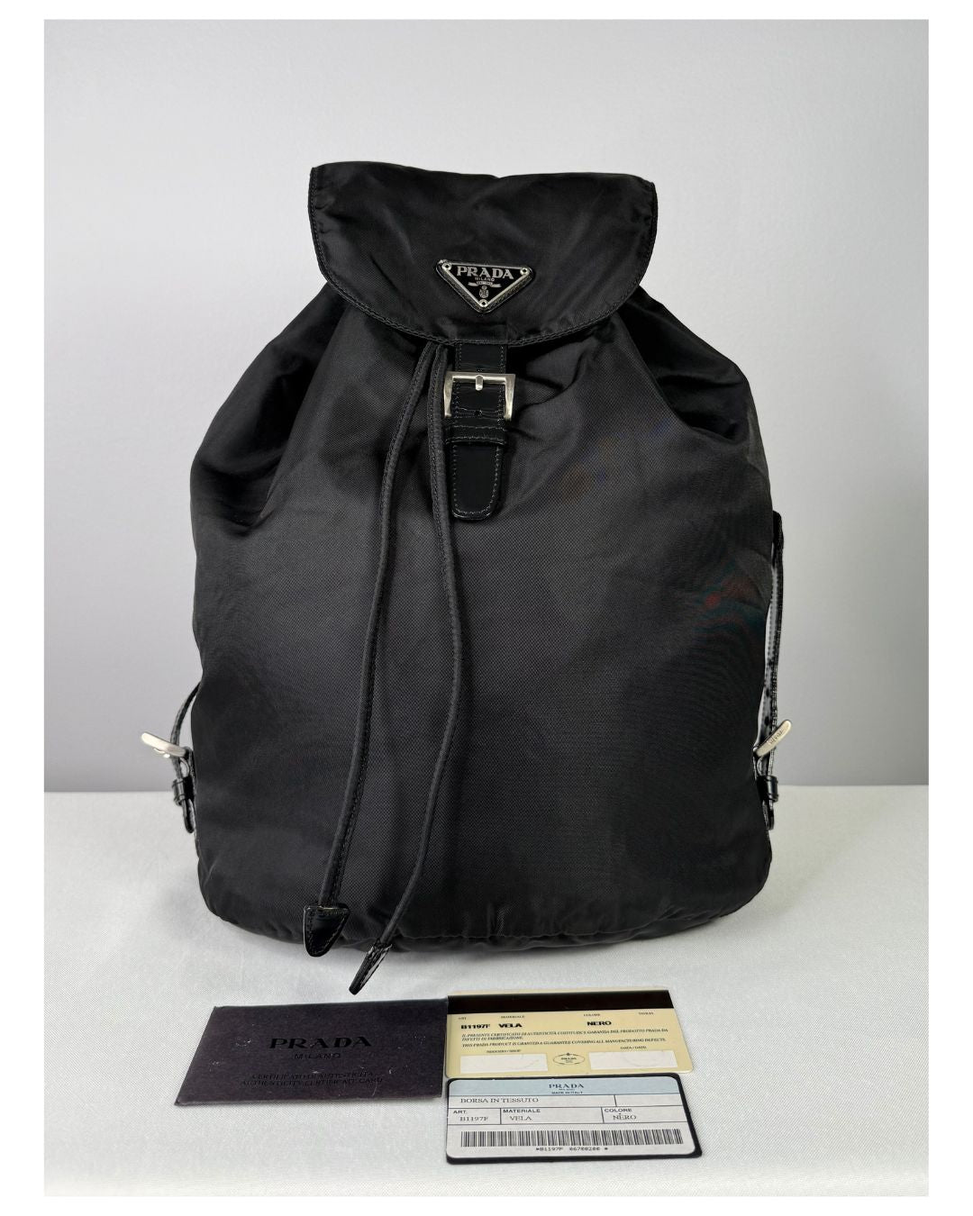 Prada Vintage Tessuto Nylon Backpack
