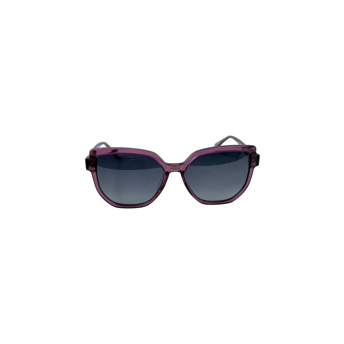 William Morris London SU10086 Plum Transparent Acetate Oversized Sunglasses