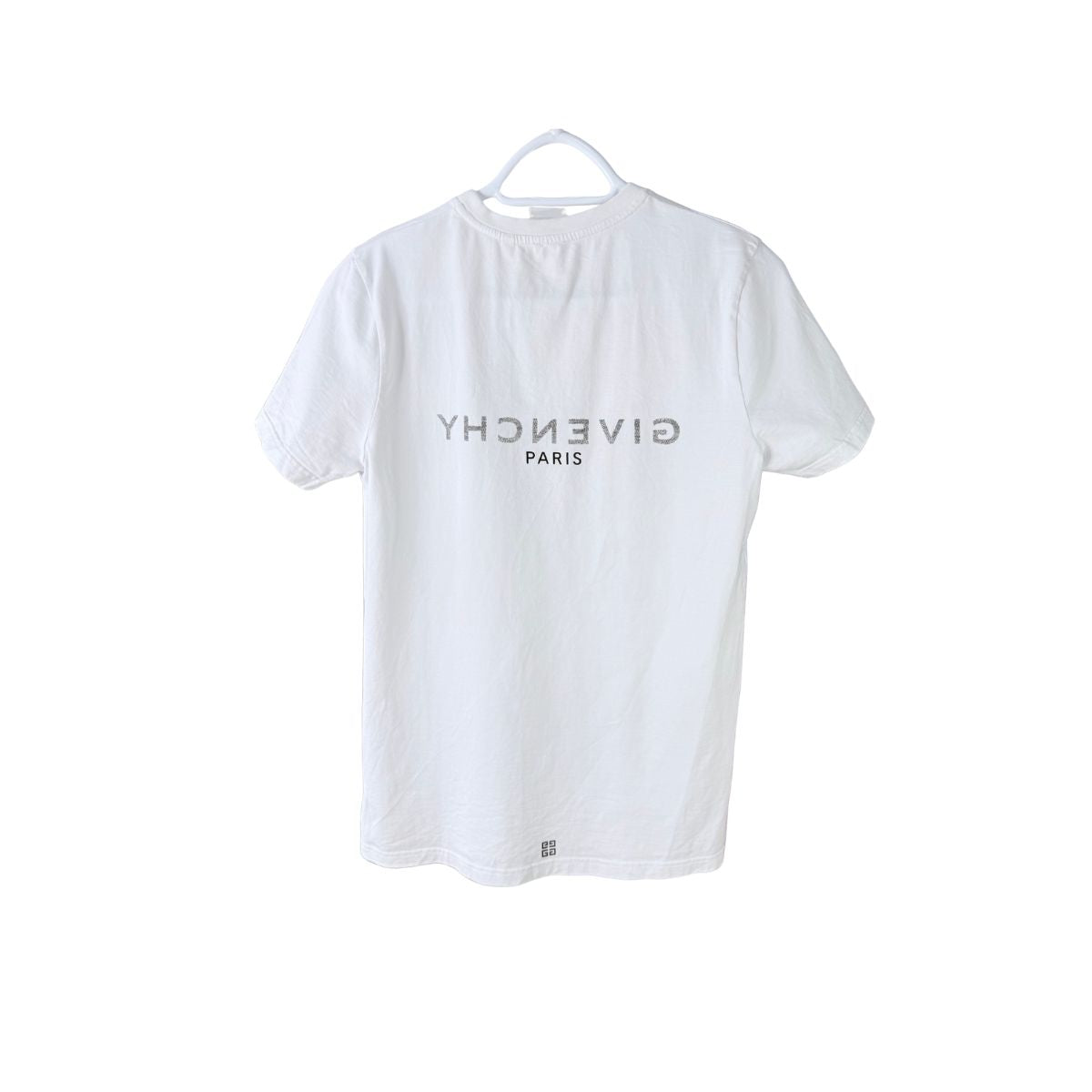 Givenchy Paris Logo White Cotton T-Shirt
