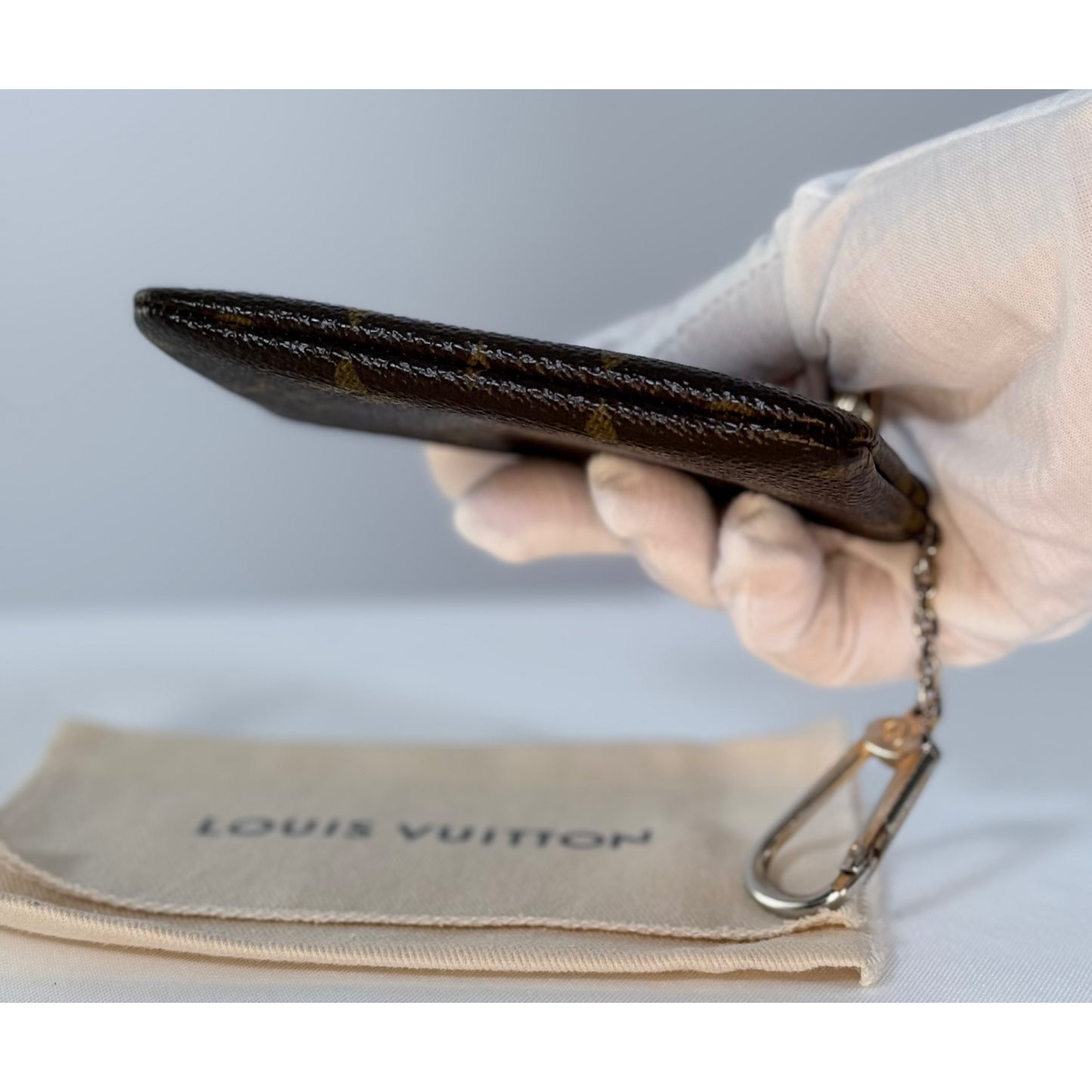 Louis Vuitton Monogram Key Pouch Vintage with Dust Bag