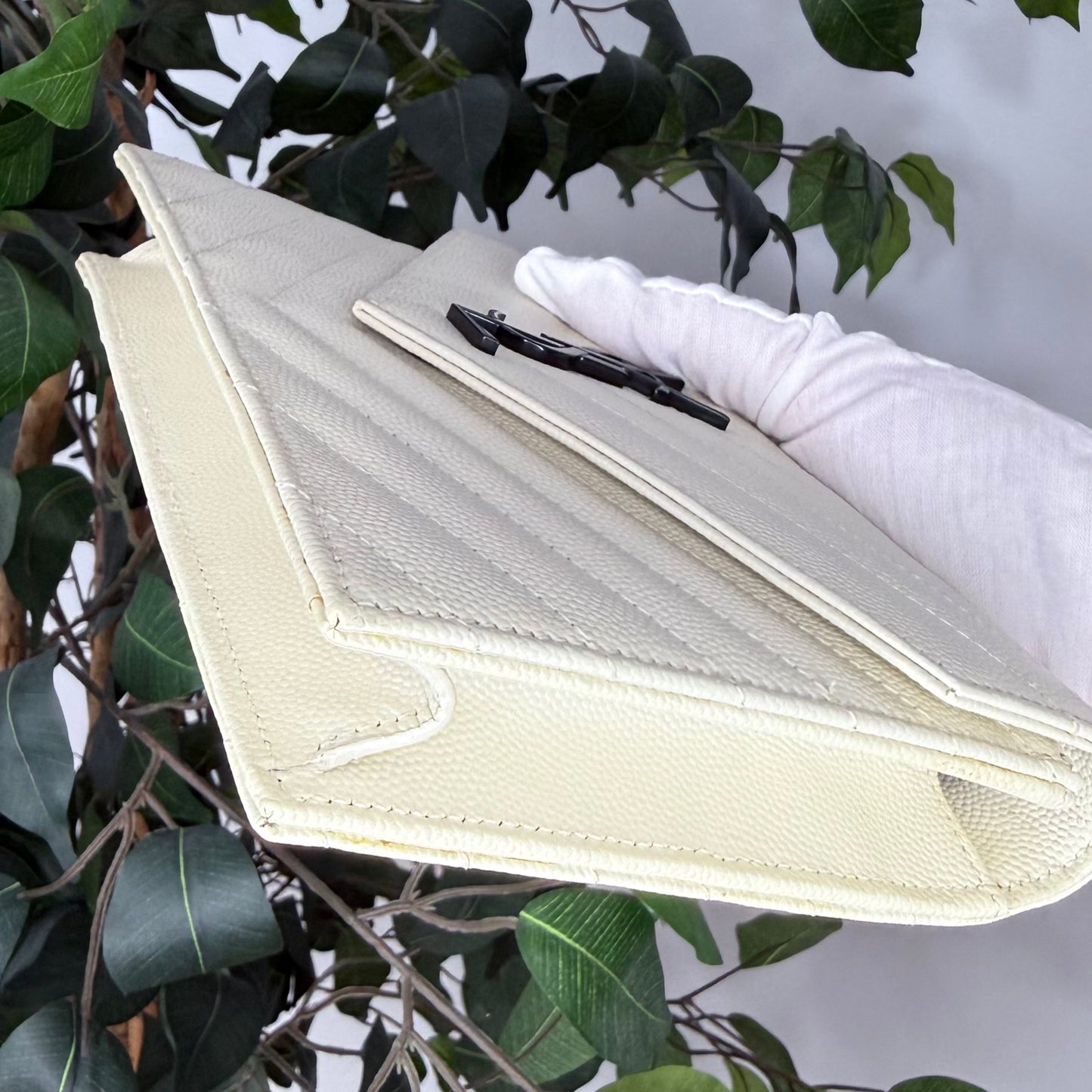 Saint Laurent Cassandre Envelope Chain Wallet