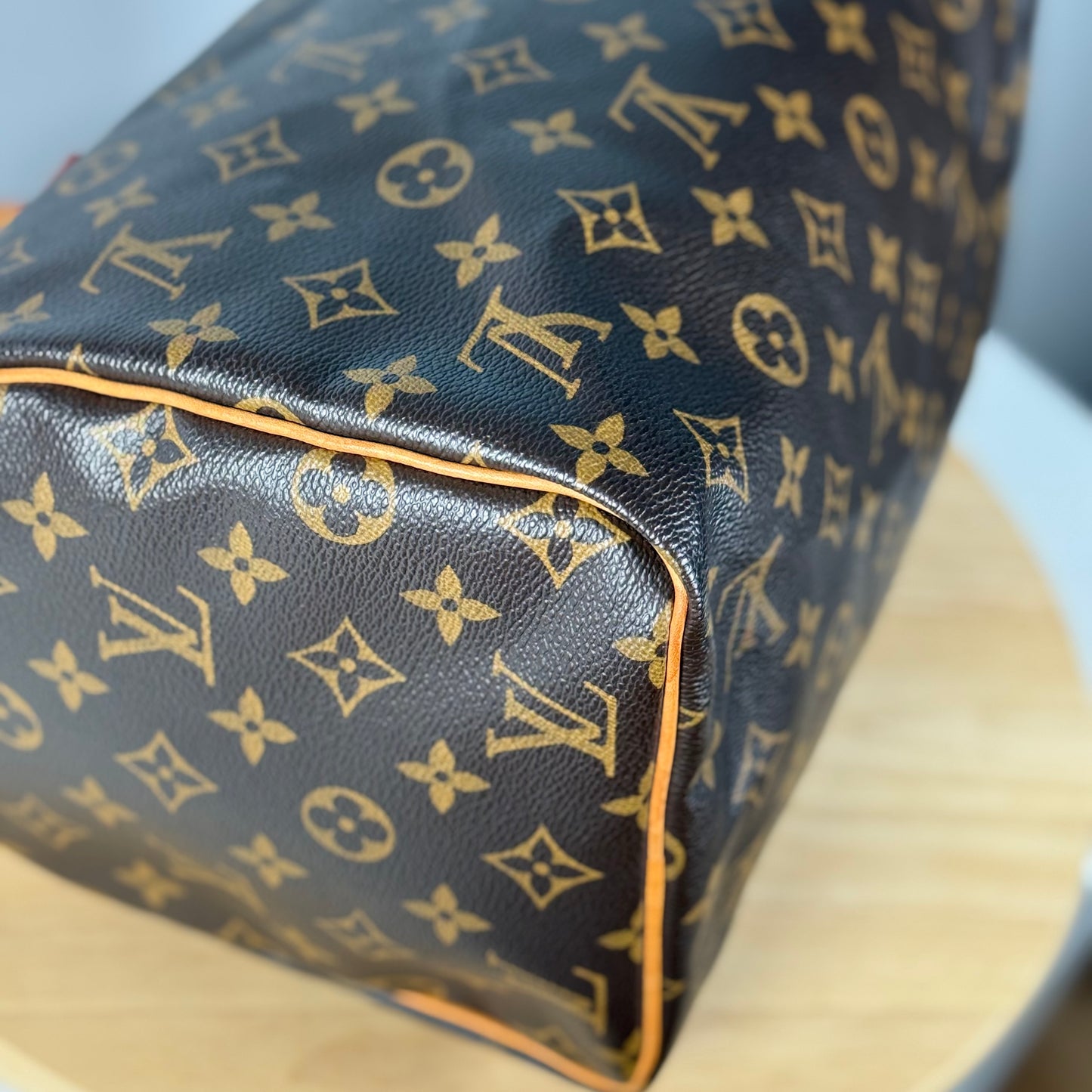 Louis Vuitton Monogram Speedy 30 Boston Bag W/Dust Bag, Lock & Key