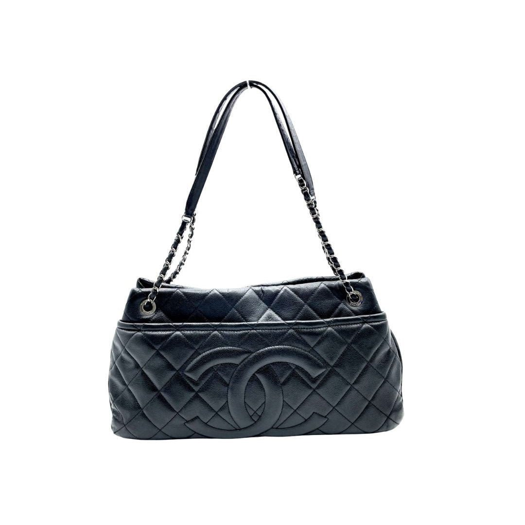 Chanel CC Caviar Quilted Black Shoulder Bag