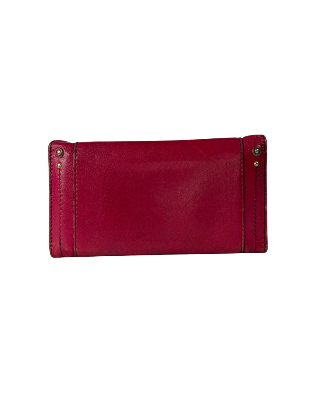 Chloé Paddington Long Wallet Pink Leather