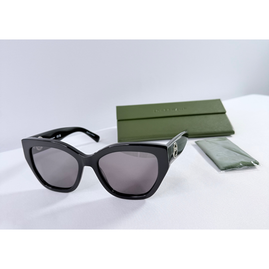 Longchamp LO741S Black Acetate Butterfly Sunglasses