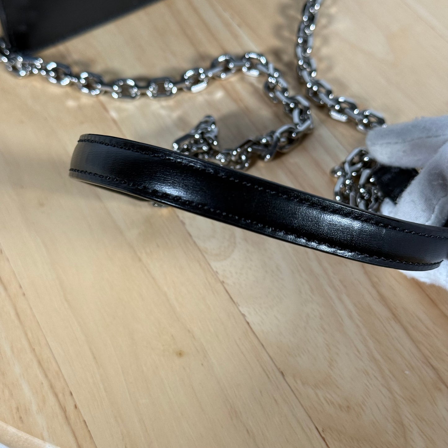 MCM Black Leather Crossbody Bag Shoulder Bag, Rare and Hard to Find