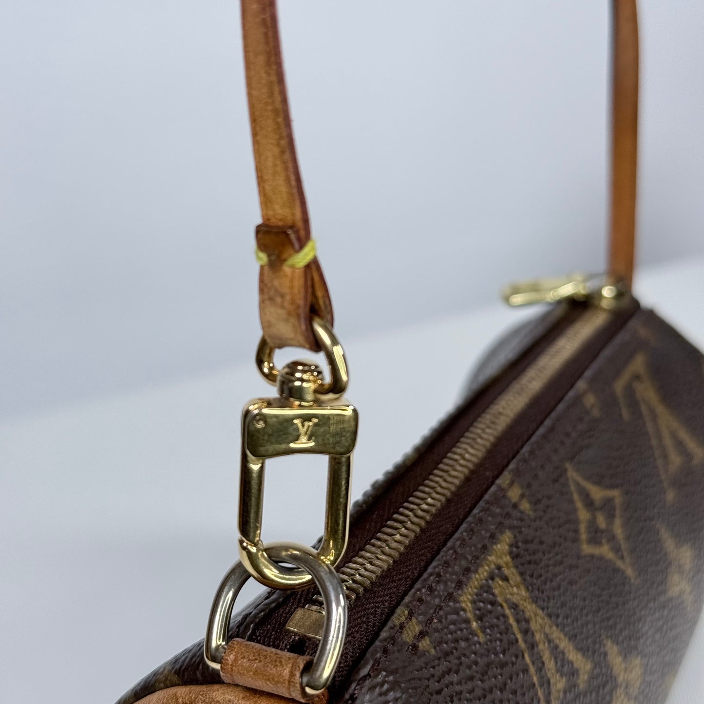 Louis Vuitton Monogram Mini Pouch for Papillon Bag Brown