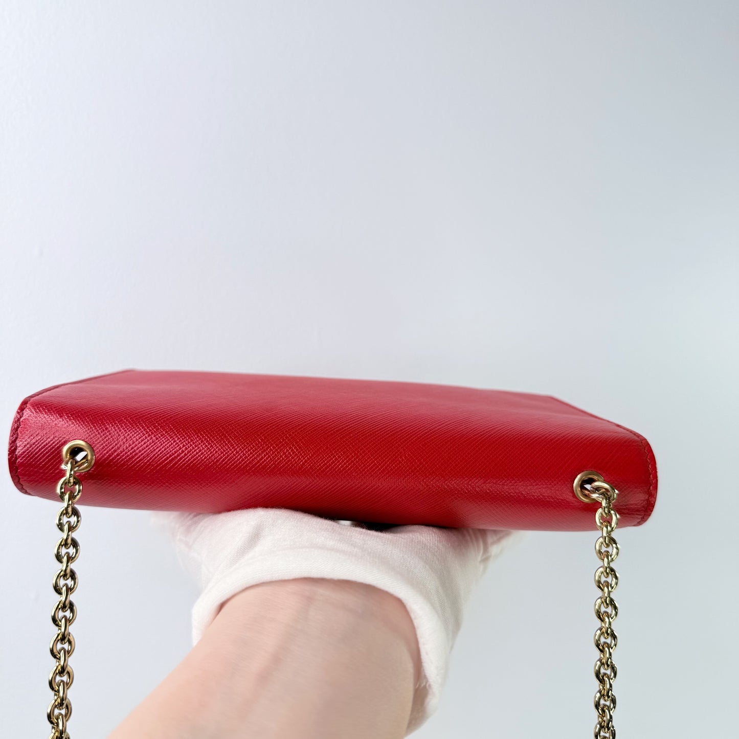 Salvatore Ferragamo Vara Bow Red Saffiano Leather Crossbody Bag