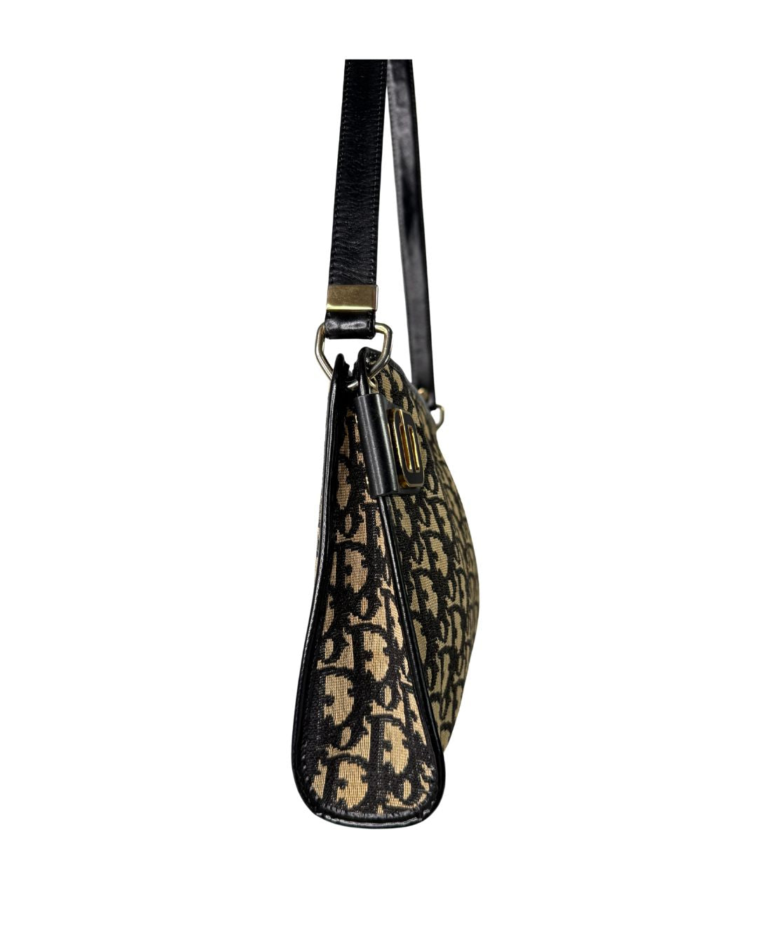 Christan Dior Trotter Monogram Shoulder Bag