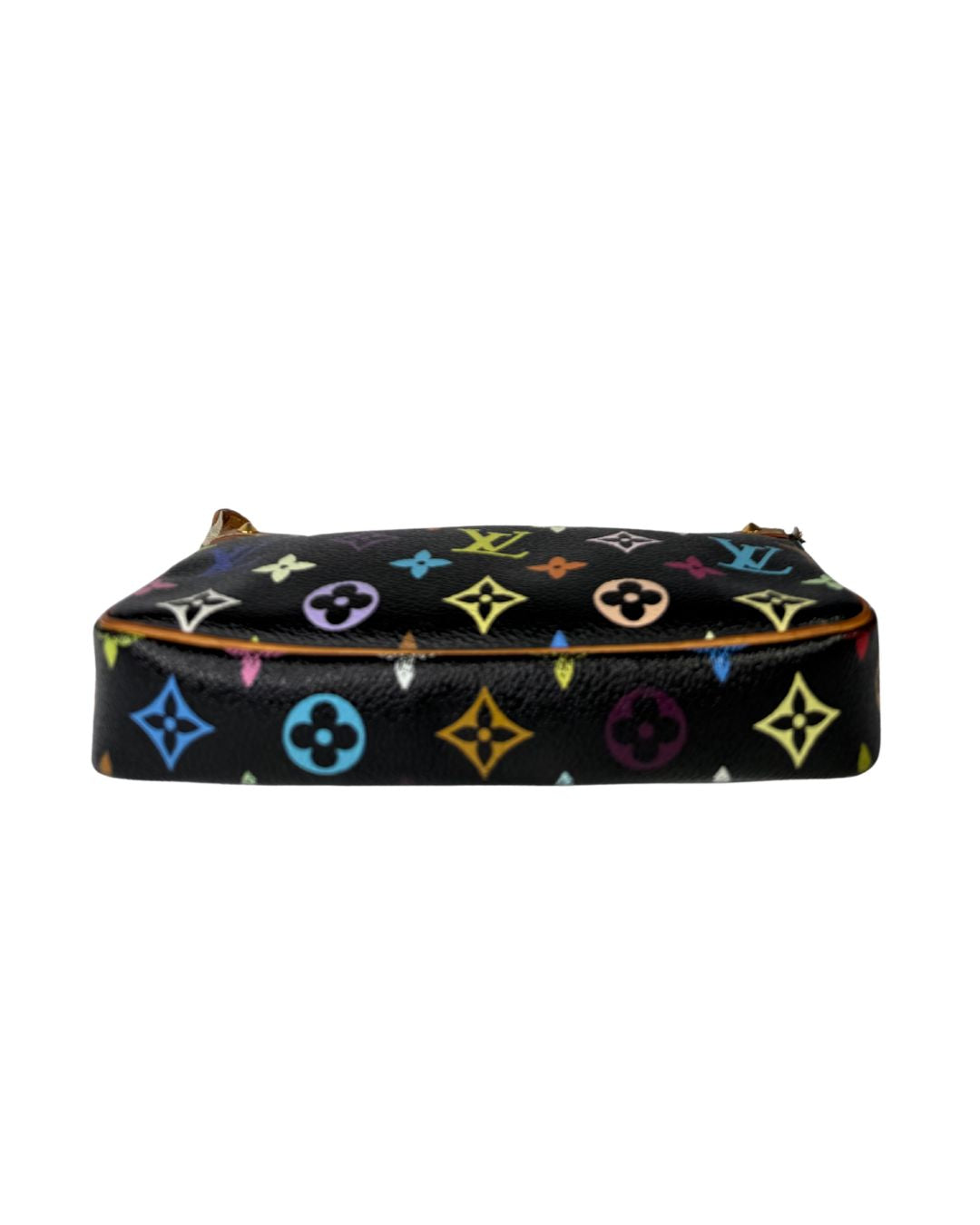 Louis Vuitton Monogram Black Multicolore Pochette Accessories