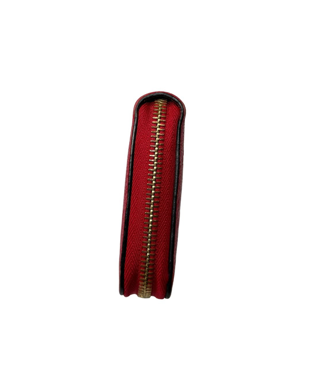 Louis Vuitton Zippy Wallet Monogram Empreinte Red Leather