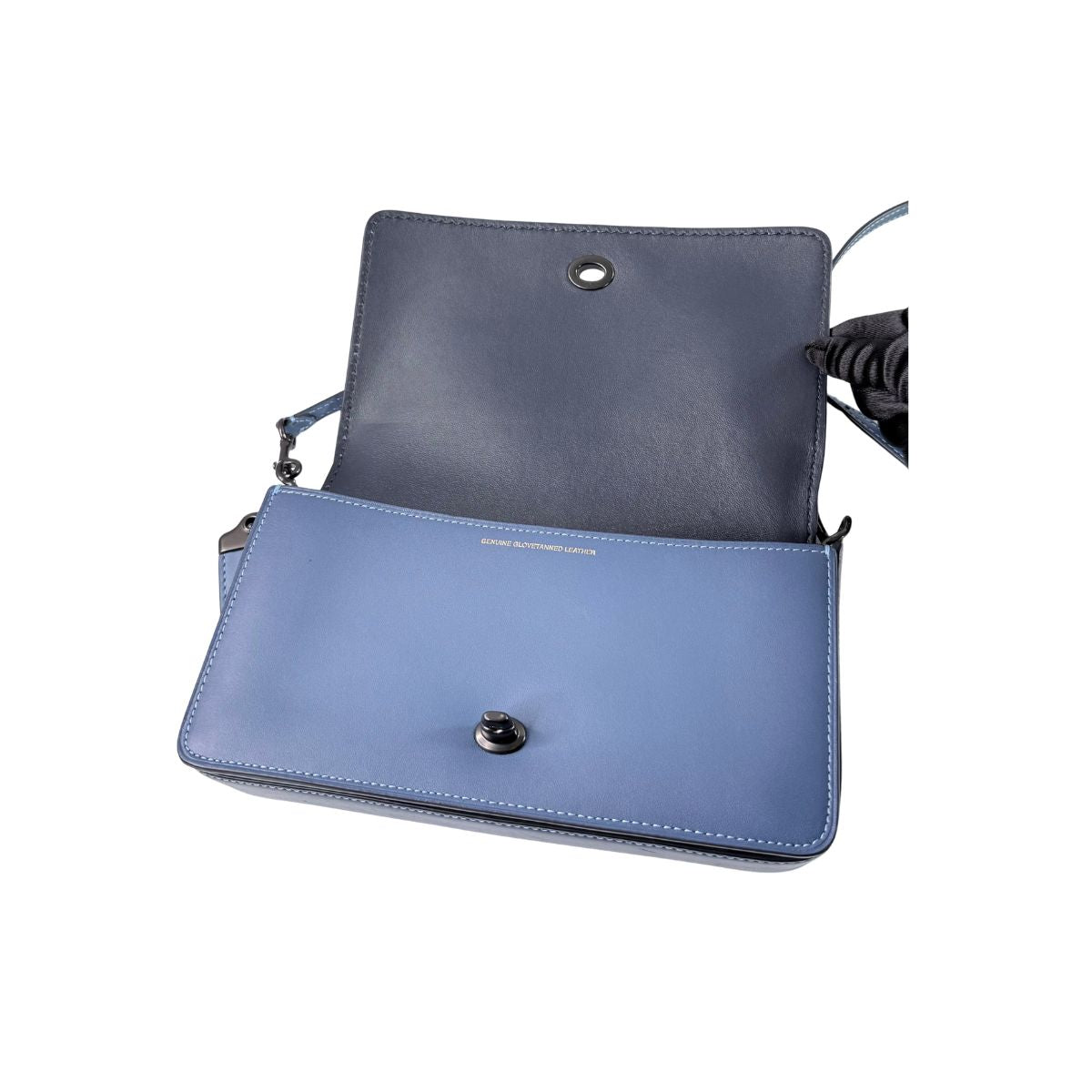 Coach 1941 Dinky Blue Glovetanned Leather Crossbody Bag