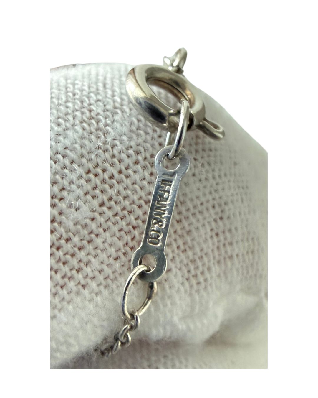 Tiffany & Co. Elsa Peretti Teardrop Sterling Silver Necklace