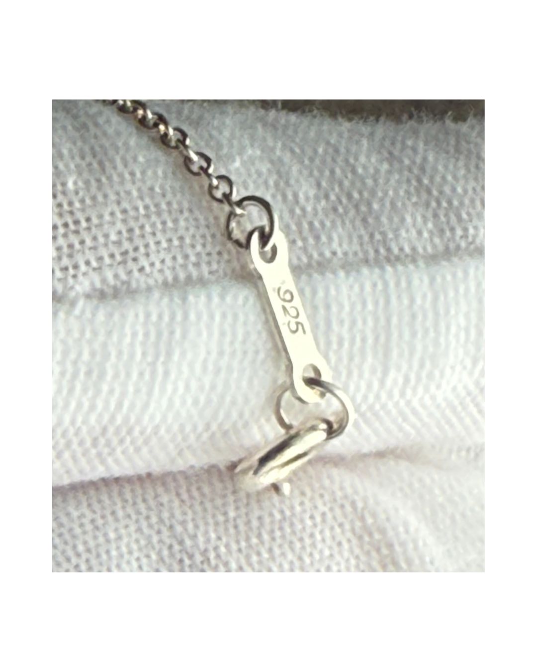 Tiffany & Co. Elsa Peretti Open Heart Sterling Silver Necklace