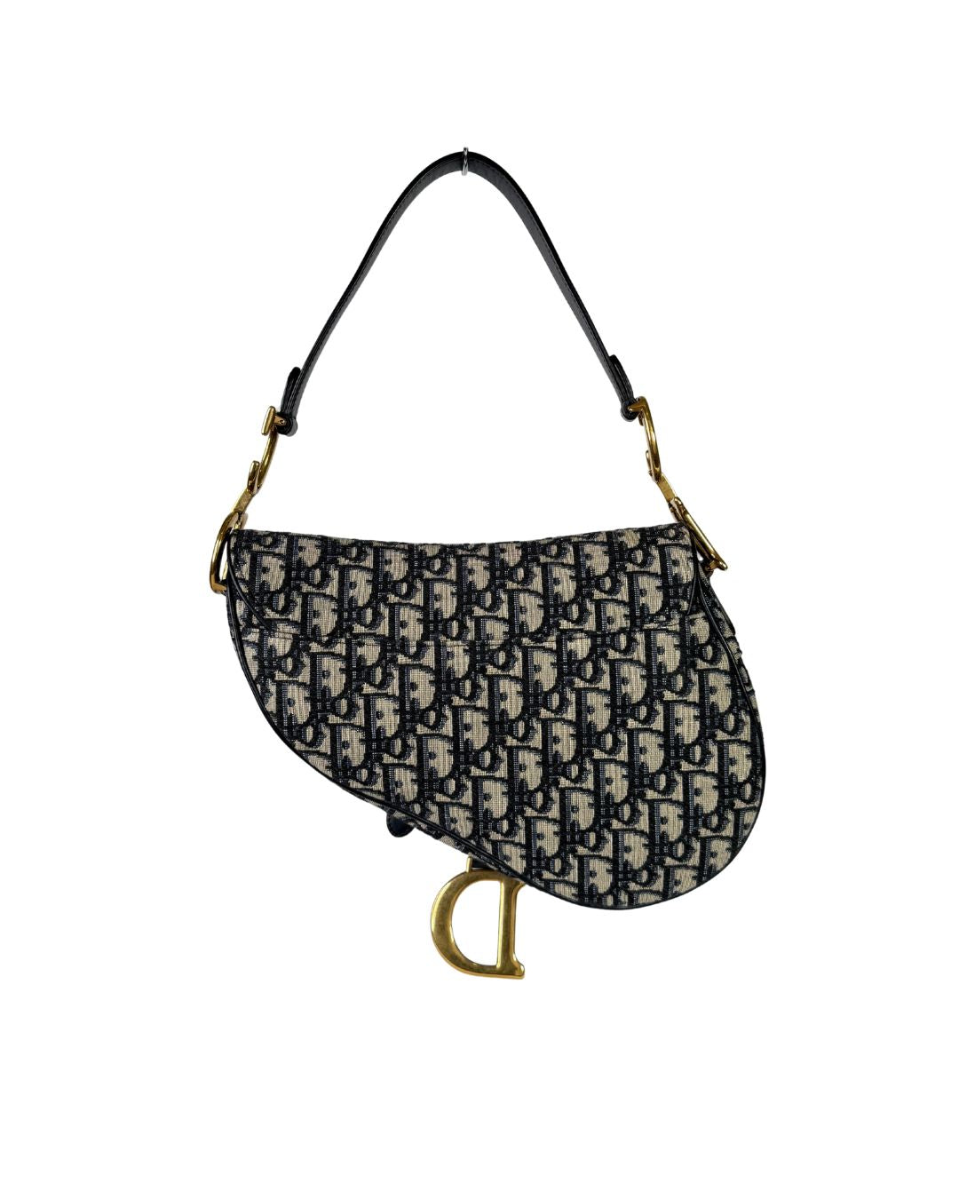 Christian Dior Medium Oblique Saddle Bag with Strap