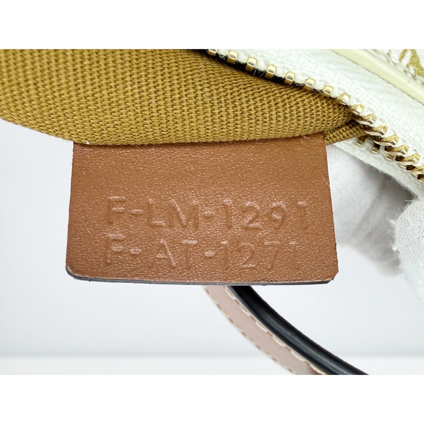 Celine White Triomphe Canvas Ava Shoulder Bag