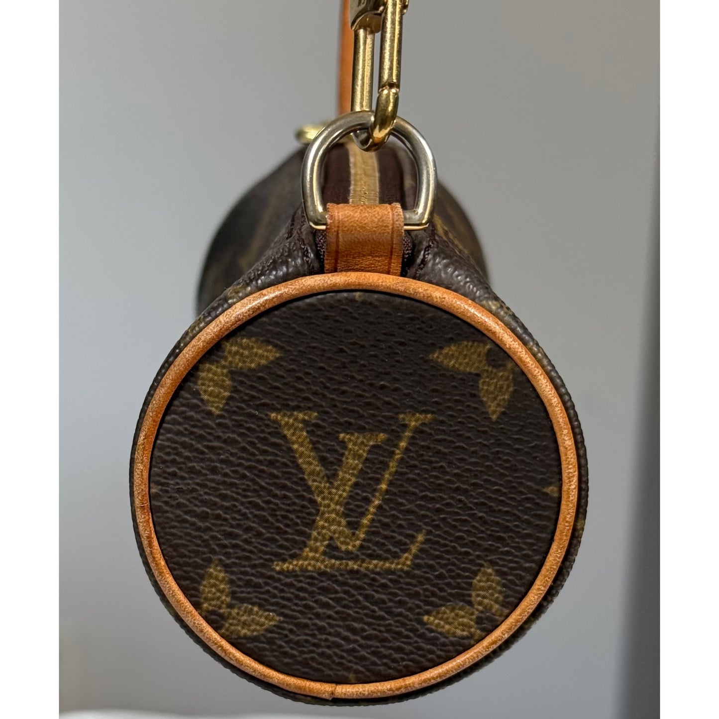 Louis Vuitton Monogram Mini Pouch for Papillon Bag Brown