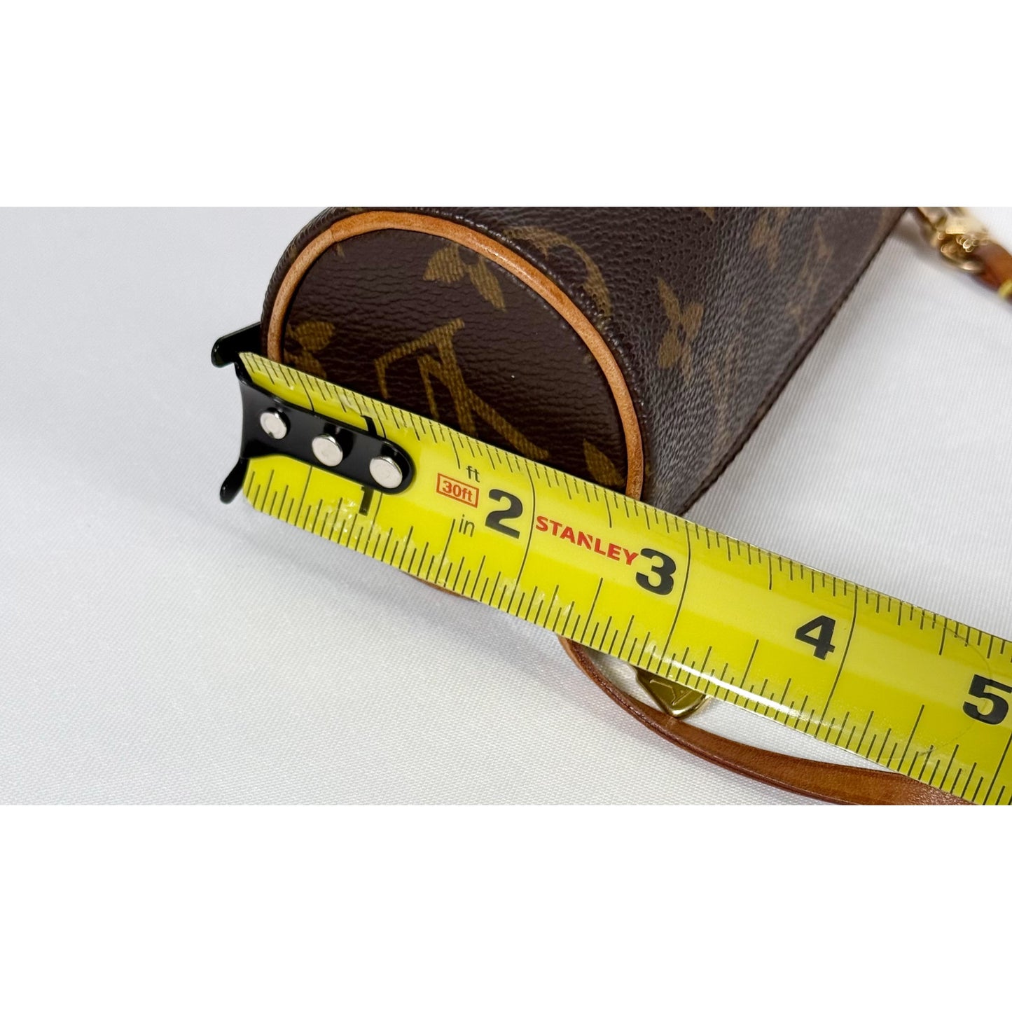 Louis Vuitton Monogram Mini Pouch for Papillon Bag Brown