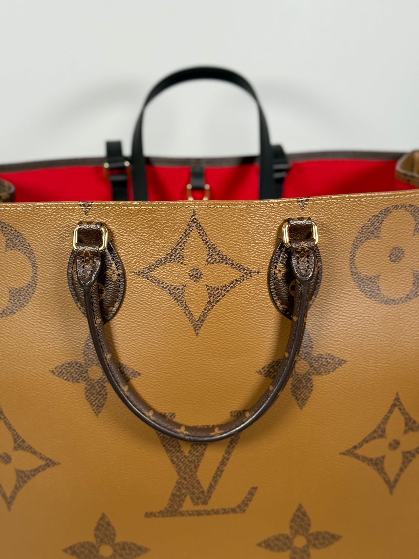 Louis Vuitton Monogram Reverse OnTheGo GM 2WAY Shoulder Tote Bag