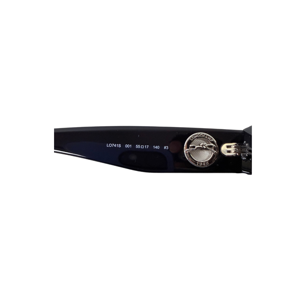 Longchamp LO741S Black Acetate Butterfly Sunglasses