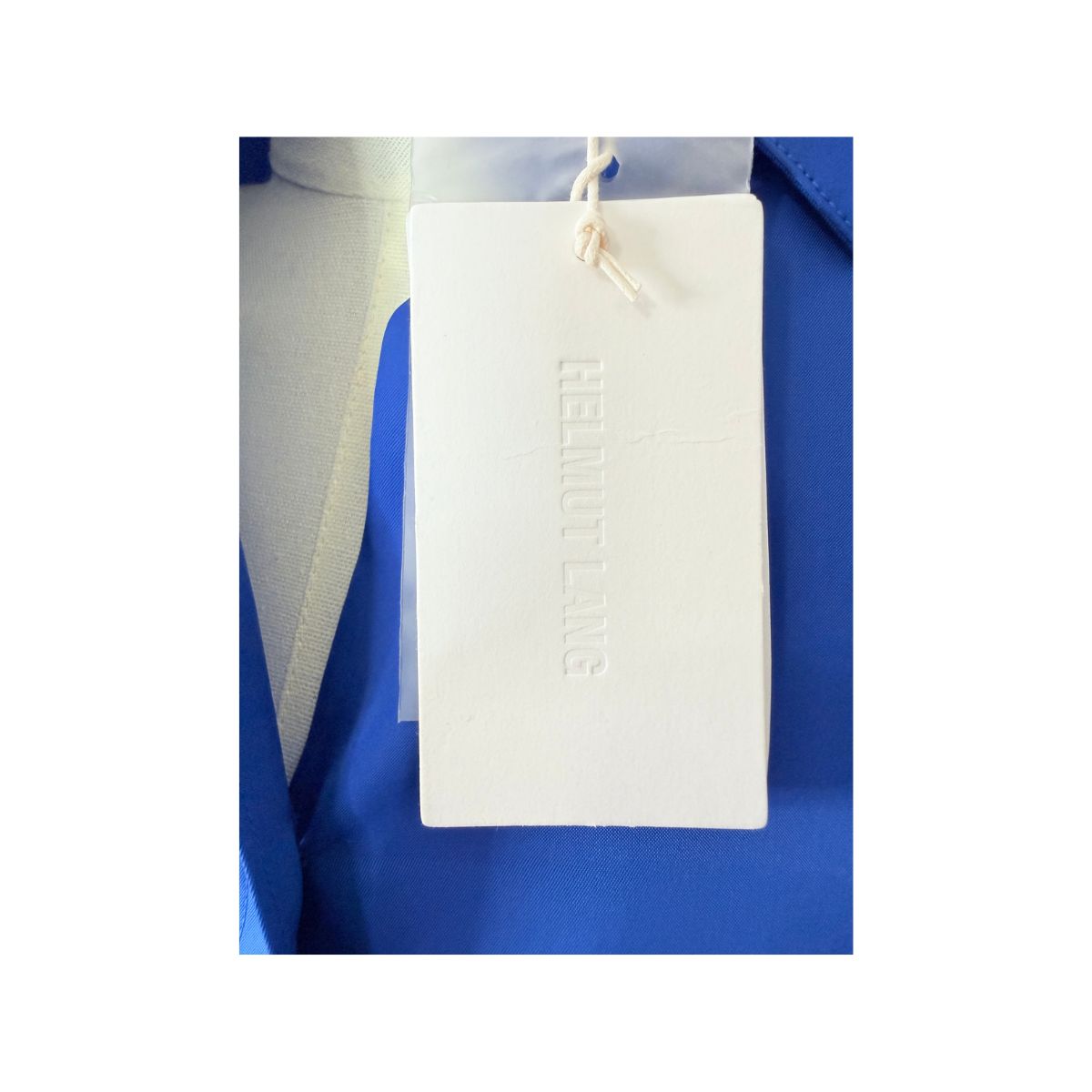 Helmut Lang Silk Viscose Blue Button-Up Shirt